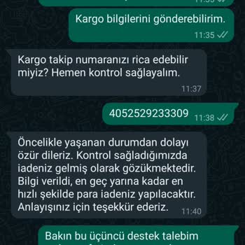 Vipmoto İade Problemi. Günlerdir İadem Yapılmıyor.