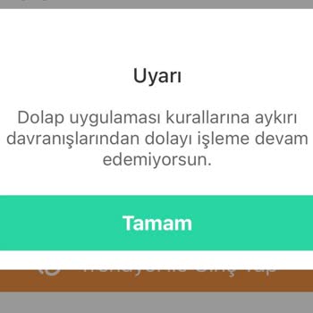 Dolap Hesabımı Kapattı