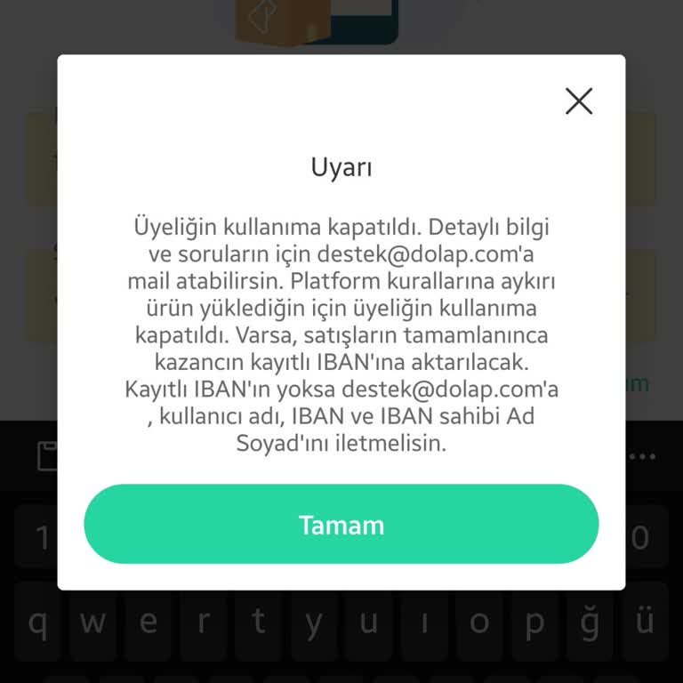 Dolap Boş Yere Kapatılan Dolap Hesabı