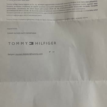 Tommy Hilfiger Çanta Kulp Çıkması