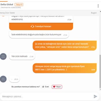 Trendyol Sipariş Verilen Ürün Yerine Başka Ürün Gönderiyor