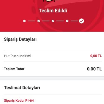 Pizza Hut Pizzayı Getirmedi Ücreti De İade Etmedi