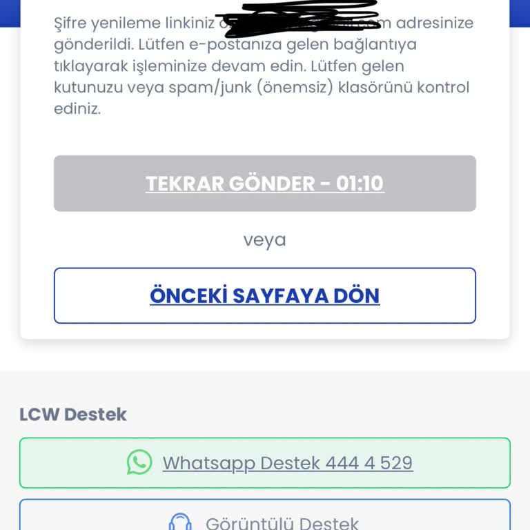 LCW E Posta Göndermiyor, Müşteri Temsilcileri Hiçbir Şey Çözemiyor