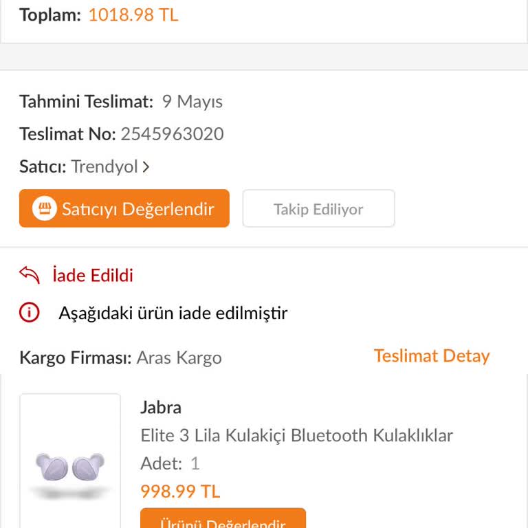 Jabra Kulaklığım Garantiye Gitmeden İade Edildi