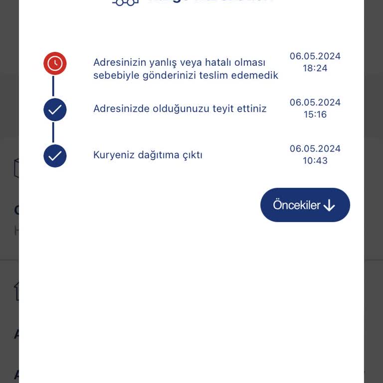 Aras Kargo Elektriklerin Kesik Olması Nedeniyle Kargomu Teslim Etmedi