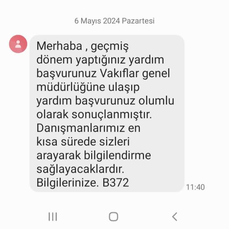 Vakıflar Genel Müdürlüğünden Aradıklarını Söylediler 08507117048