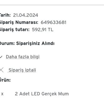 Tchibo İademi Teslim Almasına Rağmen Bir Türlü Paramı İade Etmiyor