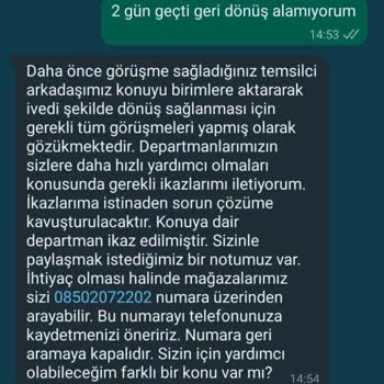 Migros Sanal Market Siparişimizi Getirmiyor Ve Para İadesi Yapmıyor.!