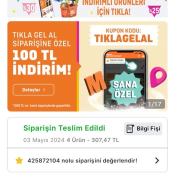 Migros Sanal Market Siparişimizi Getirmiyor Ve Para İadesi Yapmıyor.!