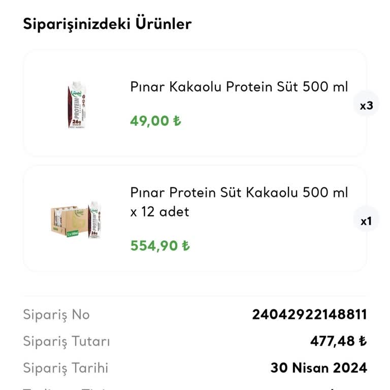 Pınaronline Siparişimi Teslim Etmedi