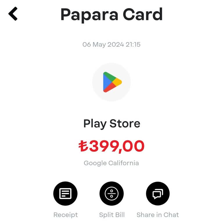 Papara İzinsiz Para Çekme Durumu