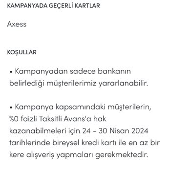 Akbank Faizsiz Nakit Avans Vermiyor