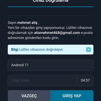 BTCTURK Mail Le Alakalı Sorun Yaşıyorum