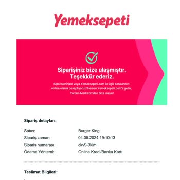 Yemeksepeti'nin Her Zamanki Kurumsallığı!