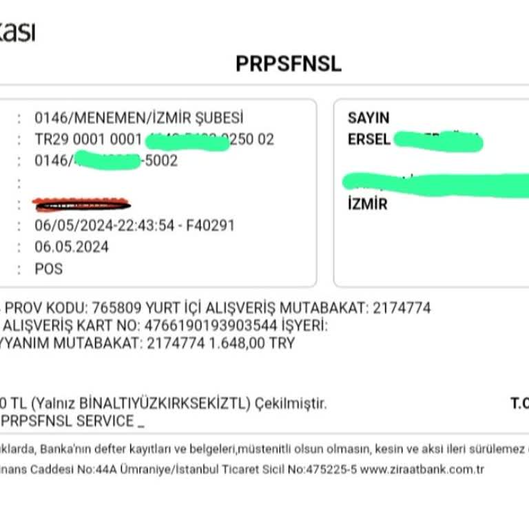Ziraat Bankası Hesabımdan Para Çekildi