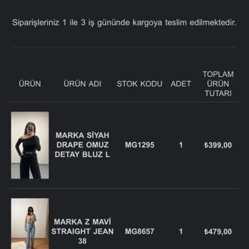 Moog Butik Hayal Kırıklığı Para İadesi Yok!