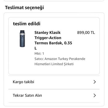 Amazondan Aldığım Stanley Termos Soyulması