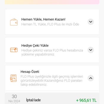 FLO Ayakkabı FLO Ve Paranın İade Edilmemesi