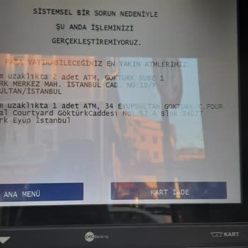 Kemerburgaz QNB Finansbank ATM Sorunsalı