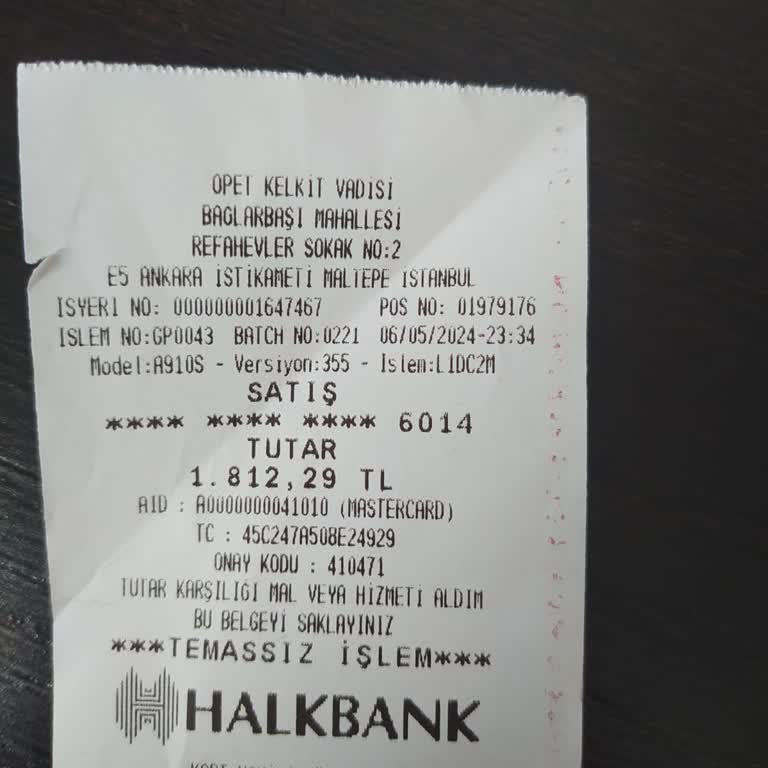 Kelkit Vadisi Opet Petrol İstasyonu Garanti Bonus Kullanma Problemi
