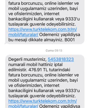 Türk Telekom Mobil Faturadan Faturasıza Geçiş İçin Extra Para Alması