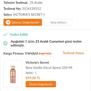 Victoria's Secret Bare Vanilla Body Spray Turns to Acetone After 5 Months