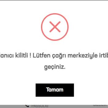 Passolig Kullanıcı Kilitli Çağrı Merkezini Ara