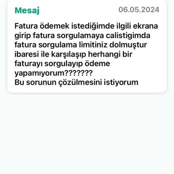 Kuveyt Türk Fatura Sorgulamada Sınır! İlginç.