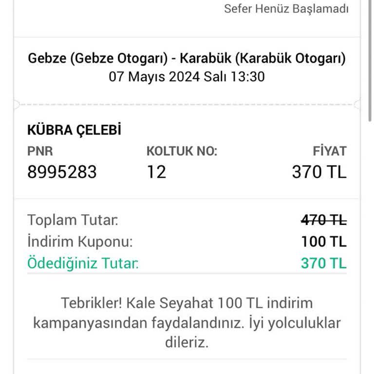 Kale Seyahat Ve O-biletin Saçma Sistemi