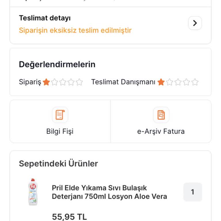 Migros Sanal Market Parasını Aldığı Ürünü Teslim Etmedi