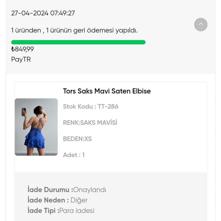 Öyküwear Paramı İade Etmedi!