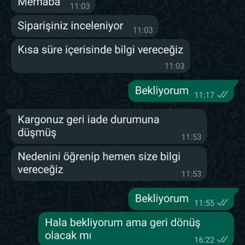 Magico Cielo Sipariş Verdiğim Ürün Gönderilmedi Cevap Verilmiyor İlgilenmiyorlar