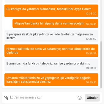 Migros Sanal Market Teslim Edemediği Siparişin Ücretini Alıyor