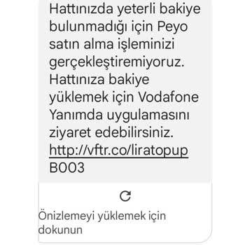 Vodafone 1240 Mesajı Ve Tl Kesmesi