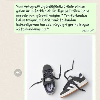 Papuç Konağı Görselden Farklı Gelen Ürün Hatası