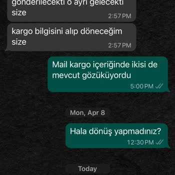 KIRAC (kiraconline.co) Siparişim Eksik Geldi Asla Destek Olunmuyor