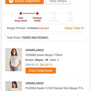 Trendyol Express Trendyol Kargo Şirketi Hatası