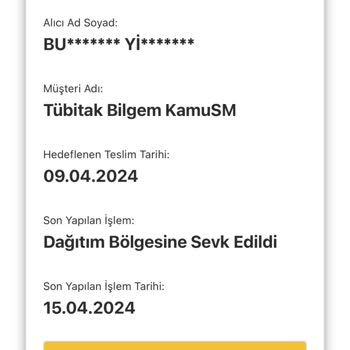 AGT Kurye (aynigunteslim.com) Kargom Kayboldu, Çözüm Bekliyorum!