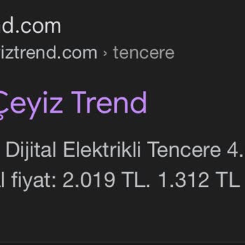 Çeyiz Trend Sayfa Açılmıyor Ve Kimseye Ulaşamıyorum
