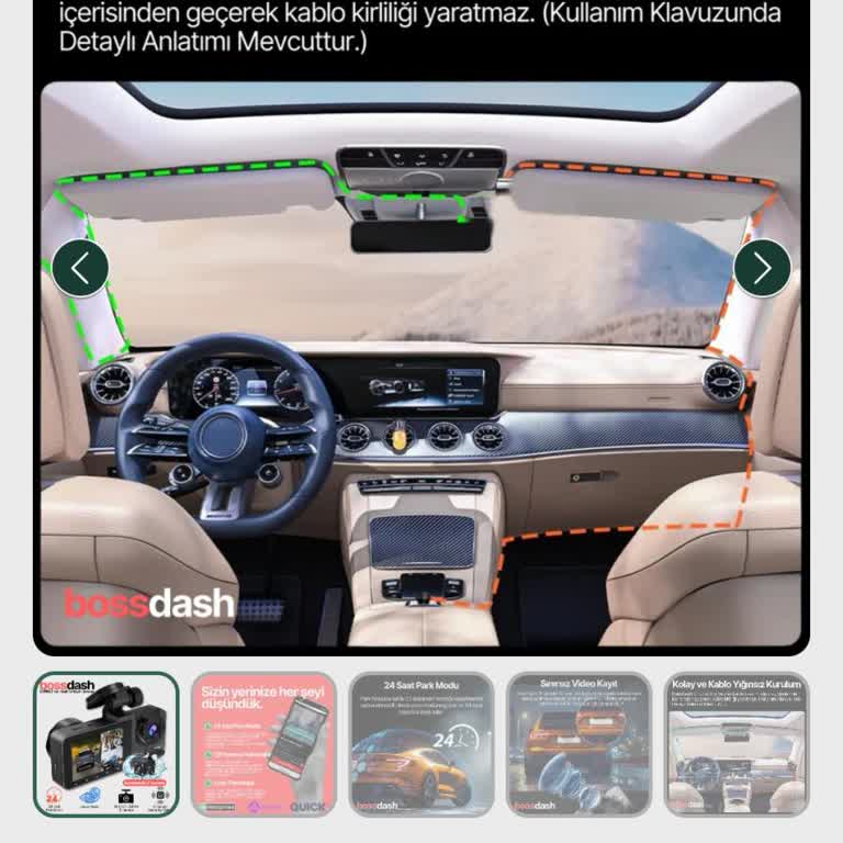 Reklam Aldatmacasına Dikkat: Bossdash Araç Kamerası