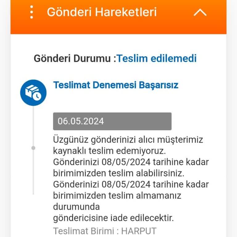 MNG Kargo Ürün Teslimi Yapılmaması