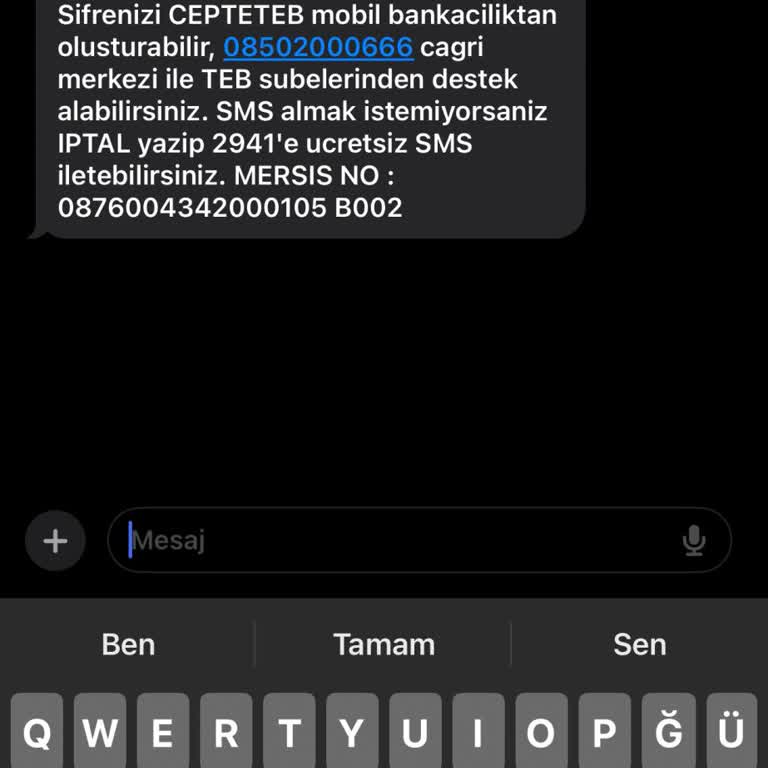 TEB Bankası Onay Olmadan Kart Çıkarıyor!
