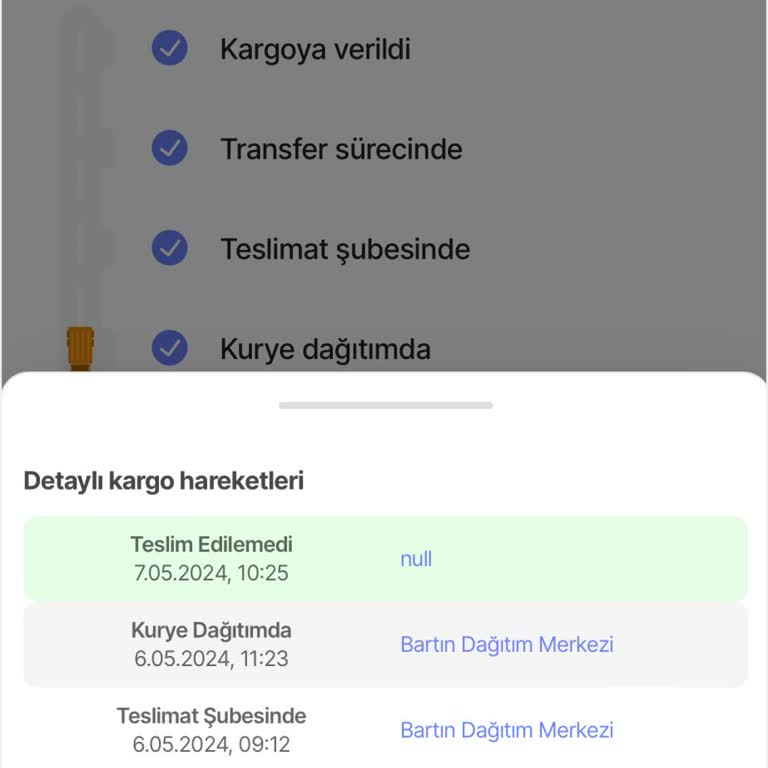 Hepsijet Bartın Şubesi Kargo Teslim Edilemedi Sorunu