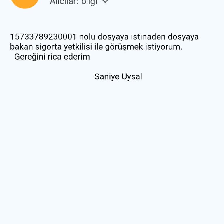 Anadolu Sigortada Muhatap Bulamıyorum.