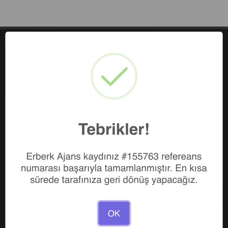 Erberk Ajans Üyelik Bilgilerimi Dahi Paylaşmadılar