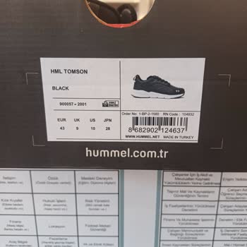 Hummel Ayakkabı Astar Sorunu