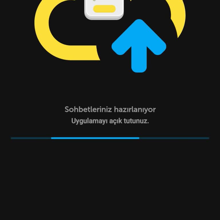 BİP'e Giremiyorum, Yedekleme Yapıyor