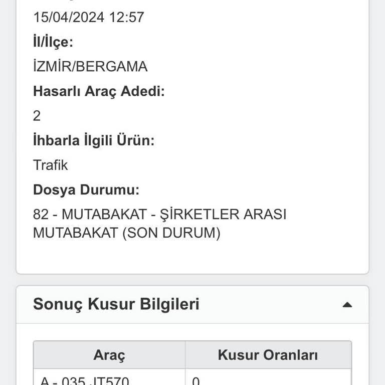 Unico Sigorta Onarım Onayı Vermedi Bekletiyor