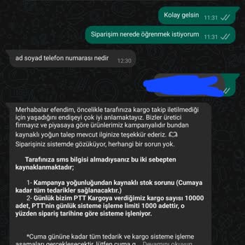 Lizbutik.com Elbisemin Kargoya Verildiği İddia Ediliyor Ama Hiçbir SMS Gelmedi