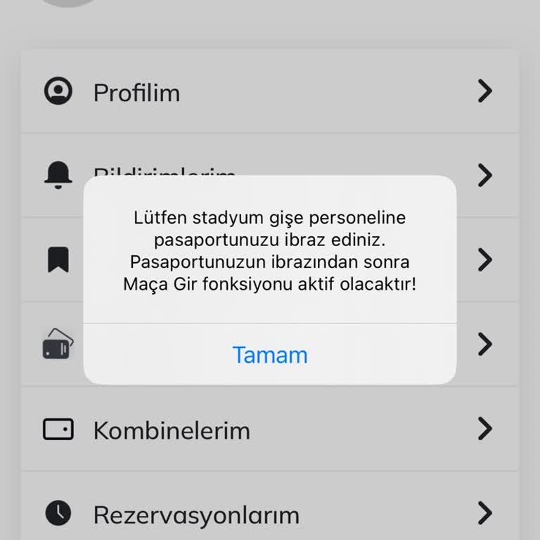 Passolig Pasaport İbraz Problemi